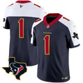 NFL Men’s Houston Gold Trim Vapor Jersey