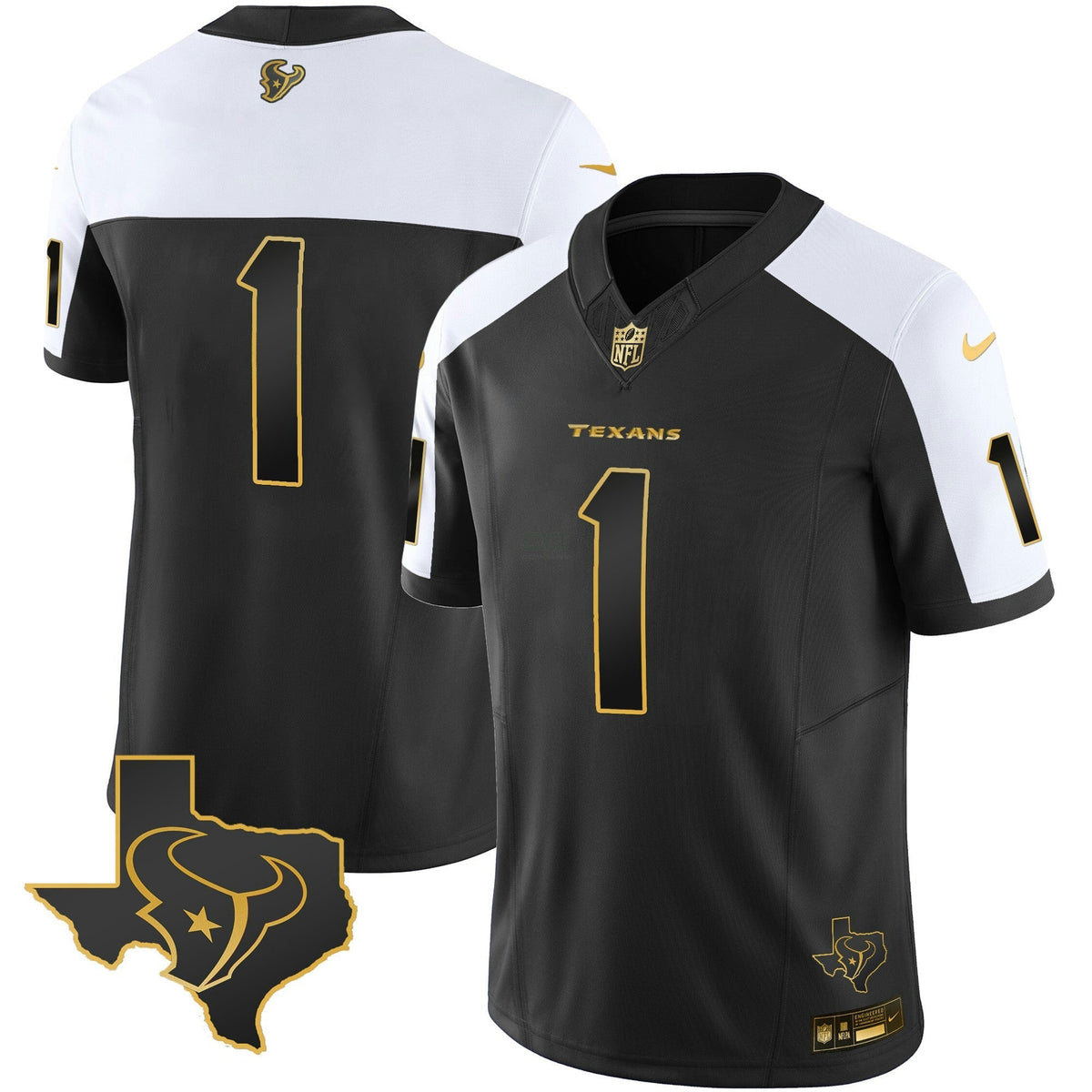 NFL Men’s Houston Gold Vapor Limited Jersey