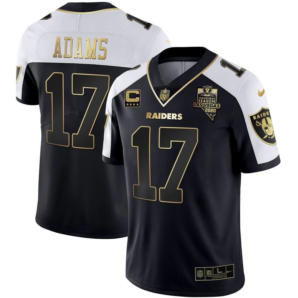 Jersey NFL Men’s Inaugural Season Patch Gold & Split