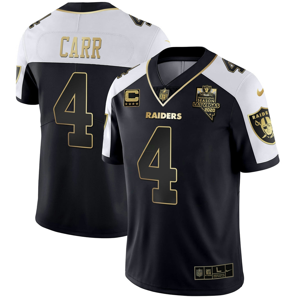 Jersey NFL Men’s Inaugural Season Patch Gold & Split