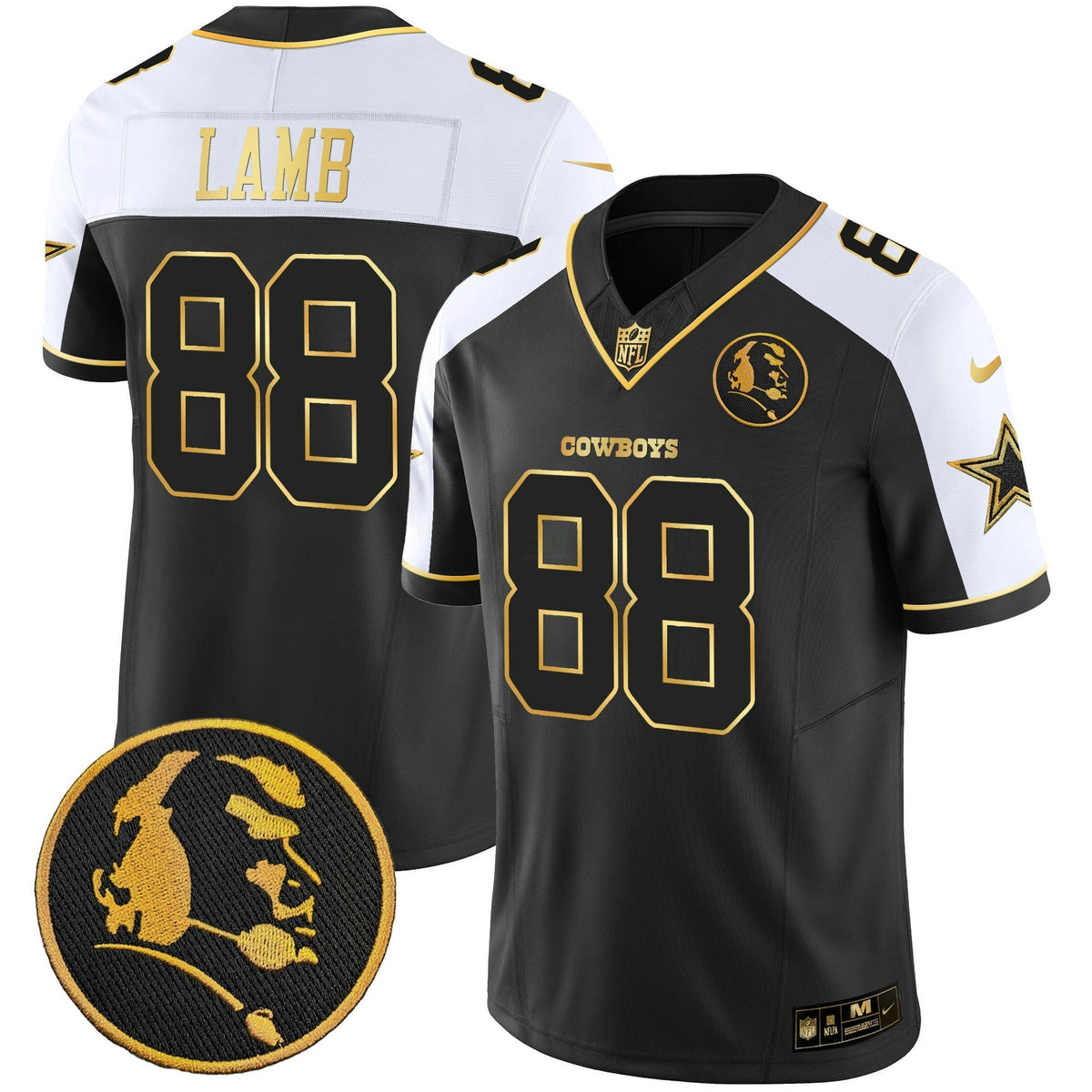 NFL Men’s John Madden Patch Gold Vapor Jersey