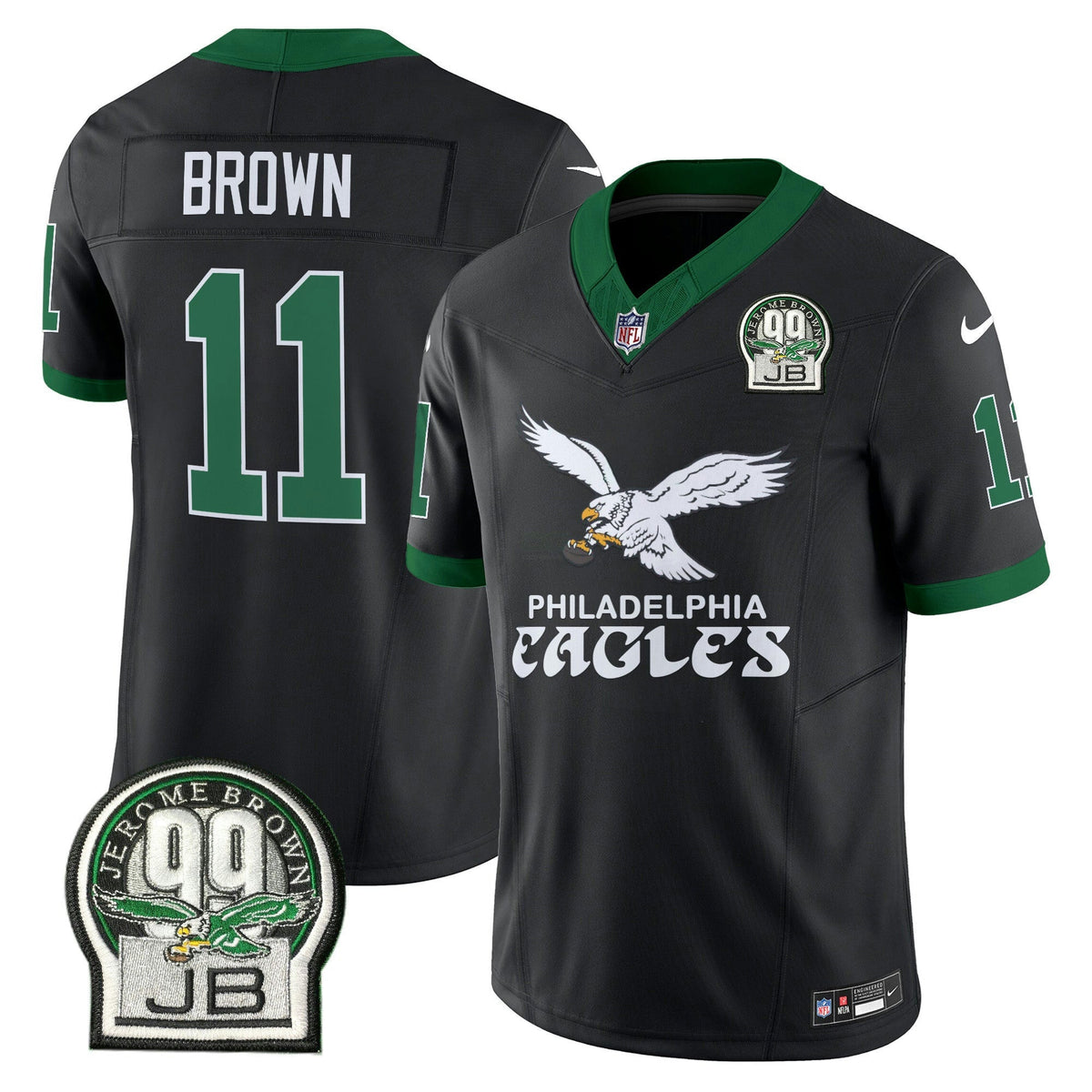 NFL Men’s Kelly Green Vapor Limited Jersey V5