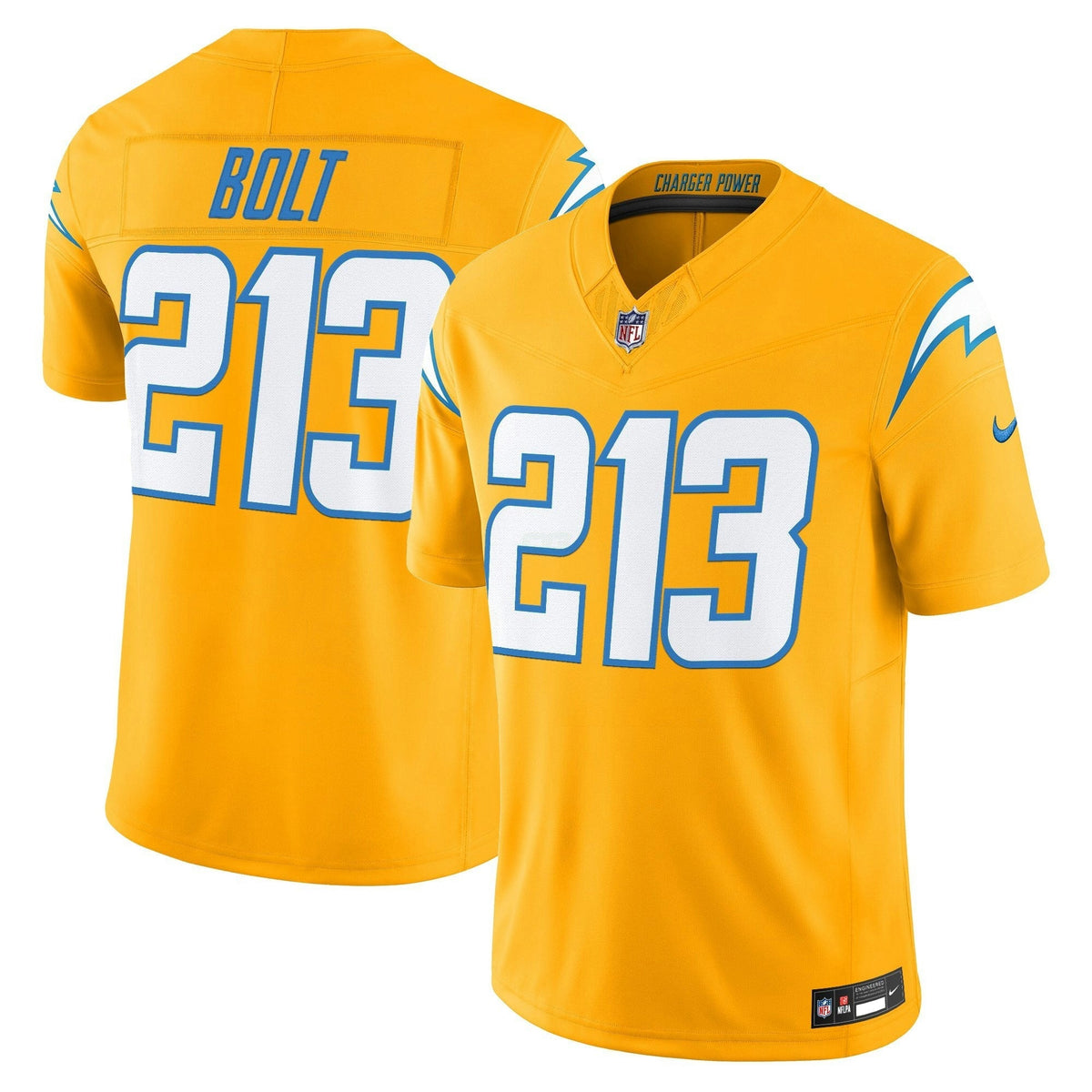 NFL Men’s Los Angeles 2025 Alternate Charger Power Vapor Limited Jersey