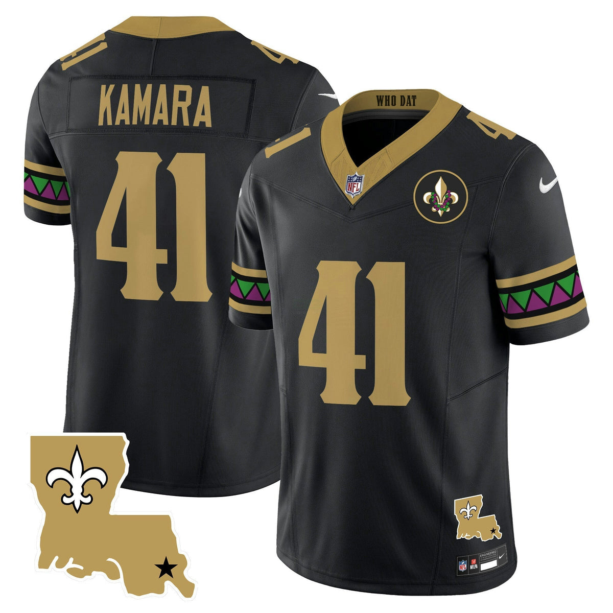 NFL Men’s Mardi Gras Vapor Limited Jersey
