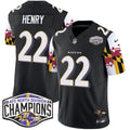 NFL Men’s Maryland Flag 2024 AFC North Division Champions Patch Vapor Limited Jersey