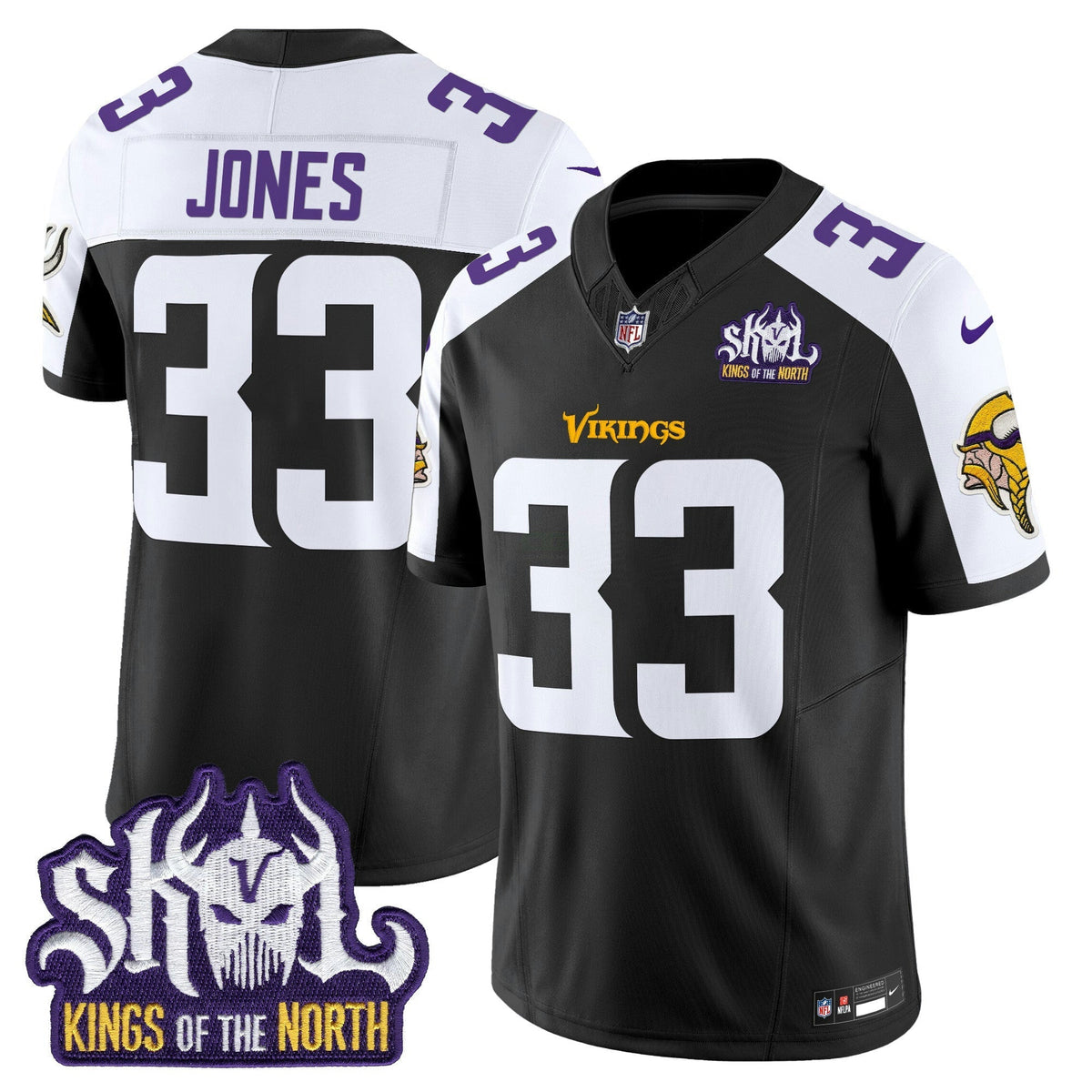 NFL Men’s Minnesota Kings Of The North Patch Vapor Limited Jersey