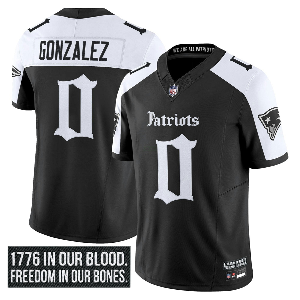 NFL Men’s New England ‘Gothic Revolution Edition’ Vapor Limited Jersey