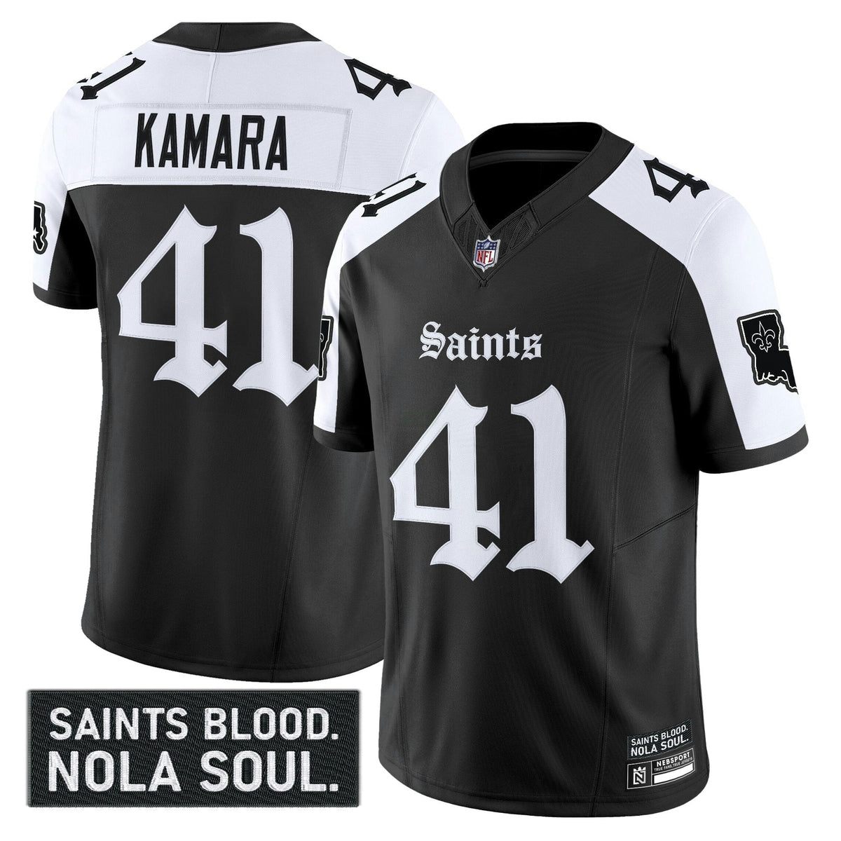NFL Men’s New Orleans ‘Gothic Vieux Carré Edition’ Vapor Jersey