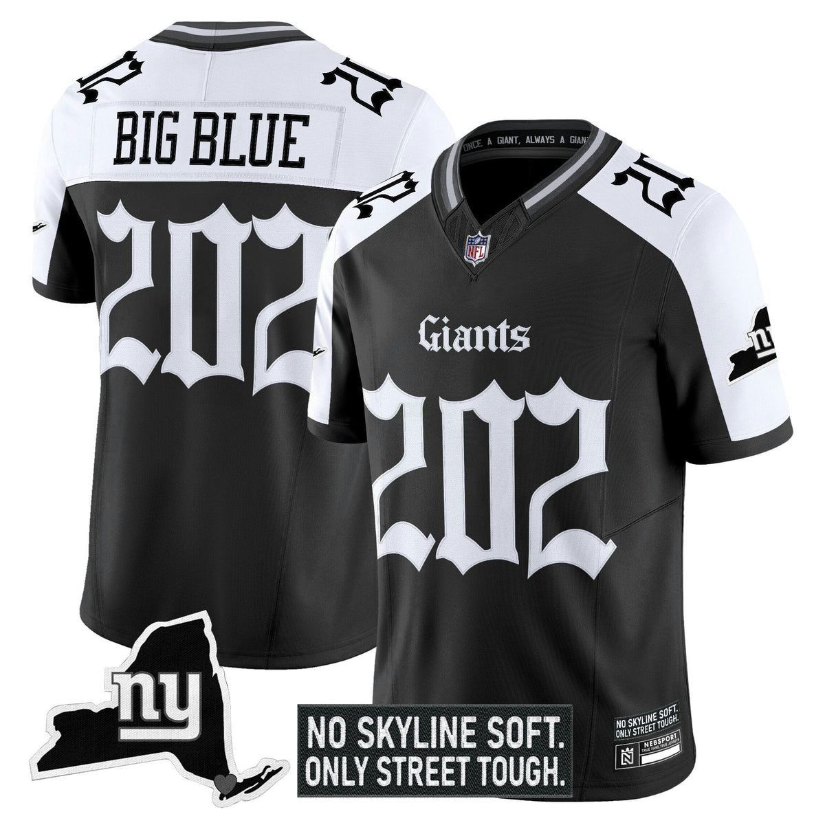 NFL Men’s New York ‘Gothic Gotham Edition’ Vapor Limited Jersey