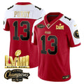 NFL Men’s NFC West Champions & Super Bowl LVIII Gold Patch Vapor Jersey V2