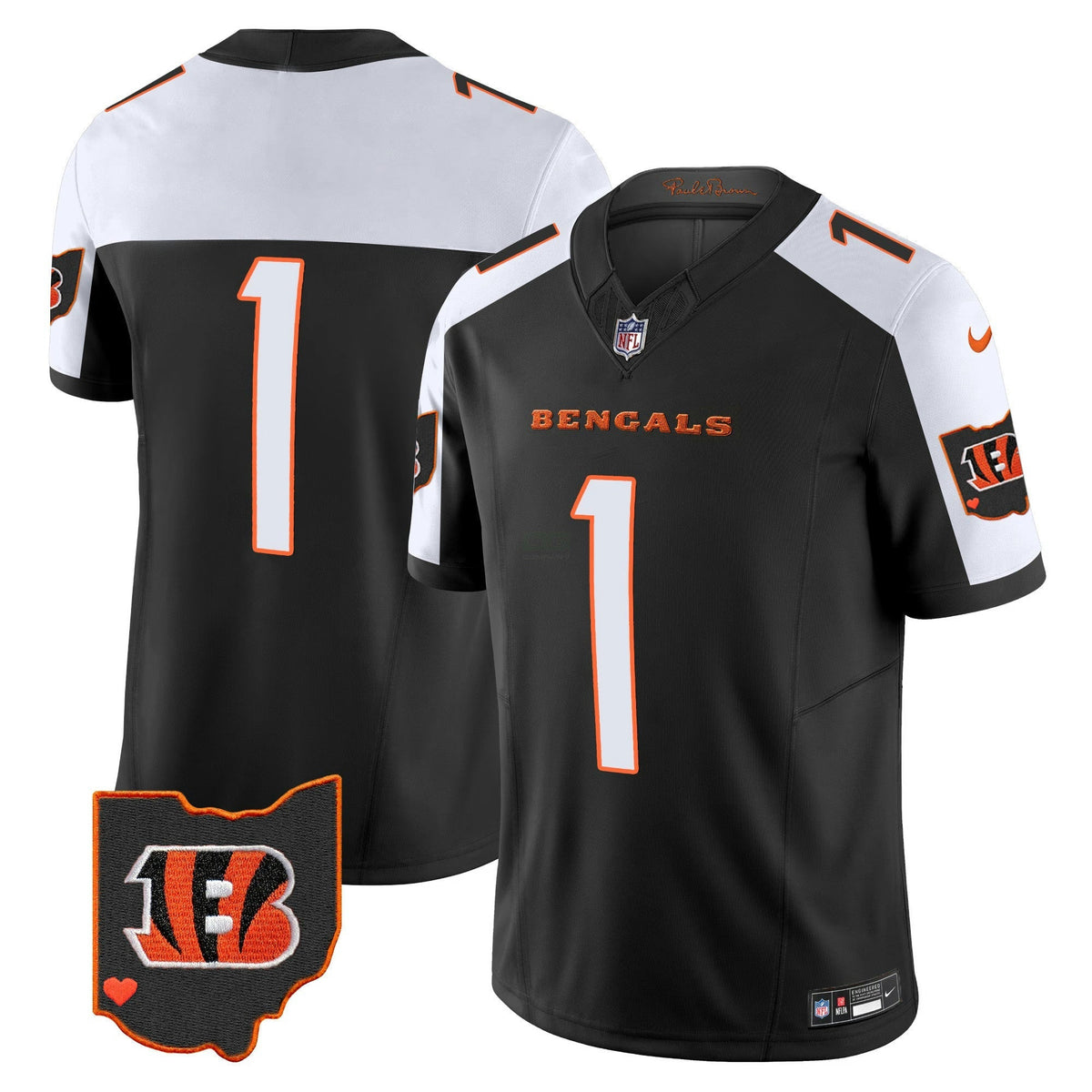 NFL Men’s Ohio Patch Vapor Limited Jersey