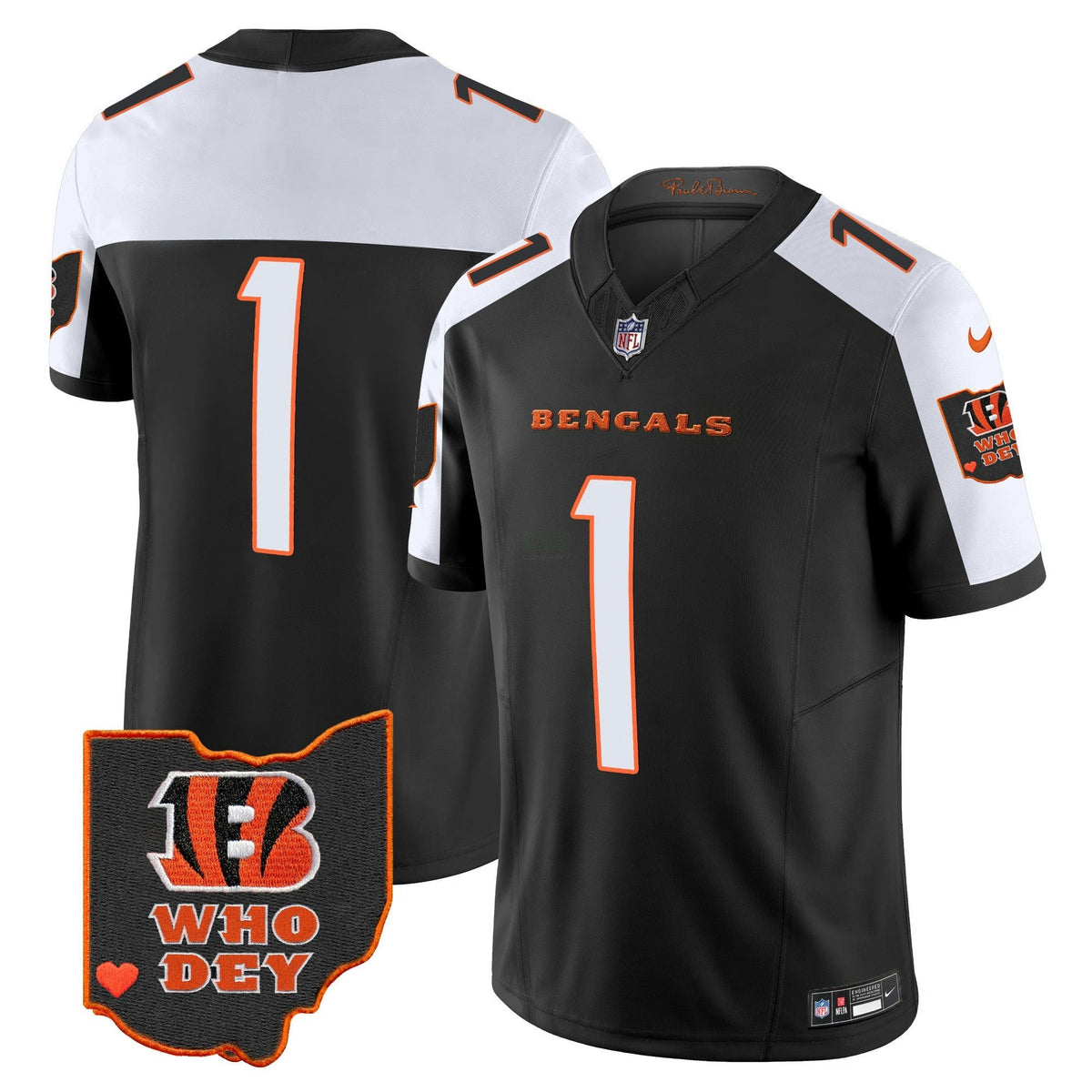NFL Men’s Ohio Patch Vapor Limited Jersey V2