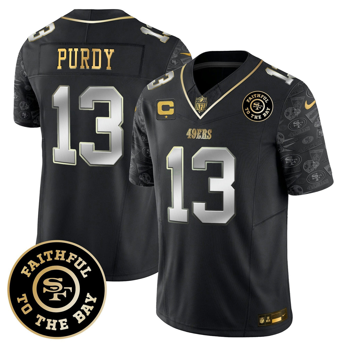 NFL San Francisco 49ers Men’s Pattern Style Vapor Limited Jersey