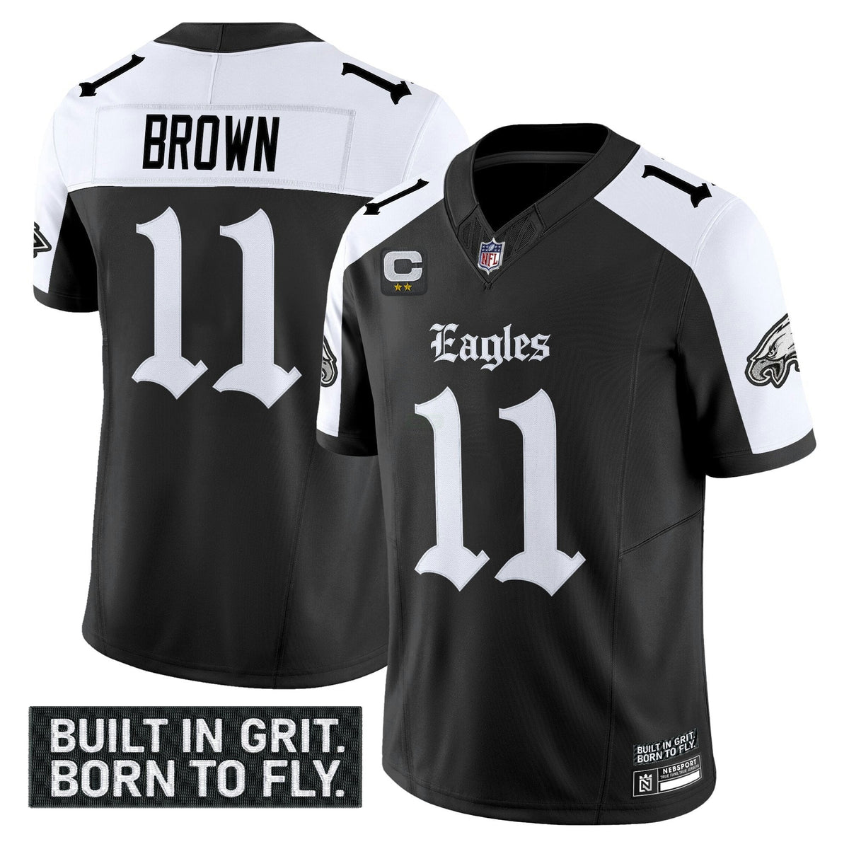 NFL Men’s Philadelphia ‘Gothic Philly Edition’ Vapor Limited Jersey V2
