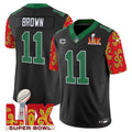NFL Men’s Philadelphia Kelly Green Super Bowl LIX Style Vapor Limited Jersey