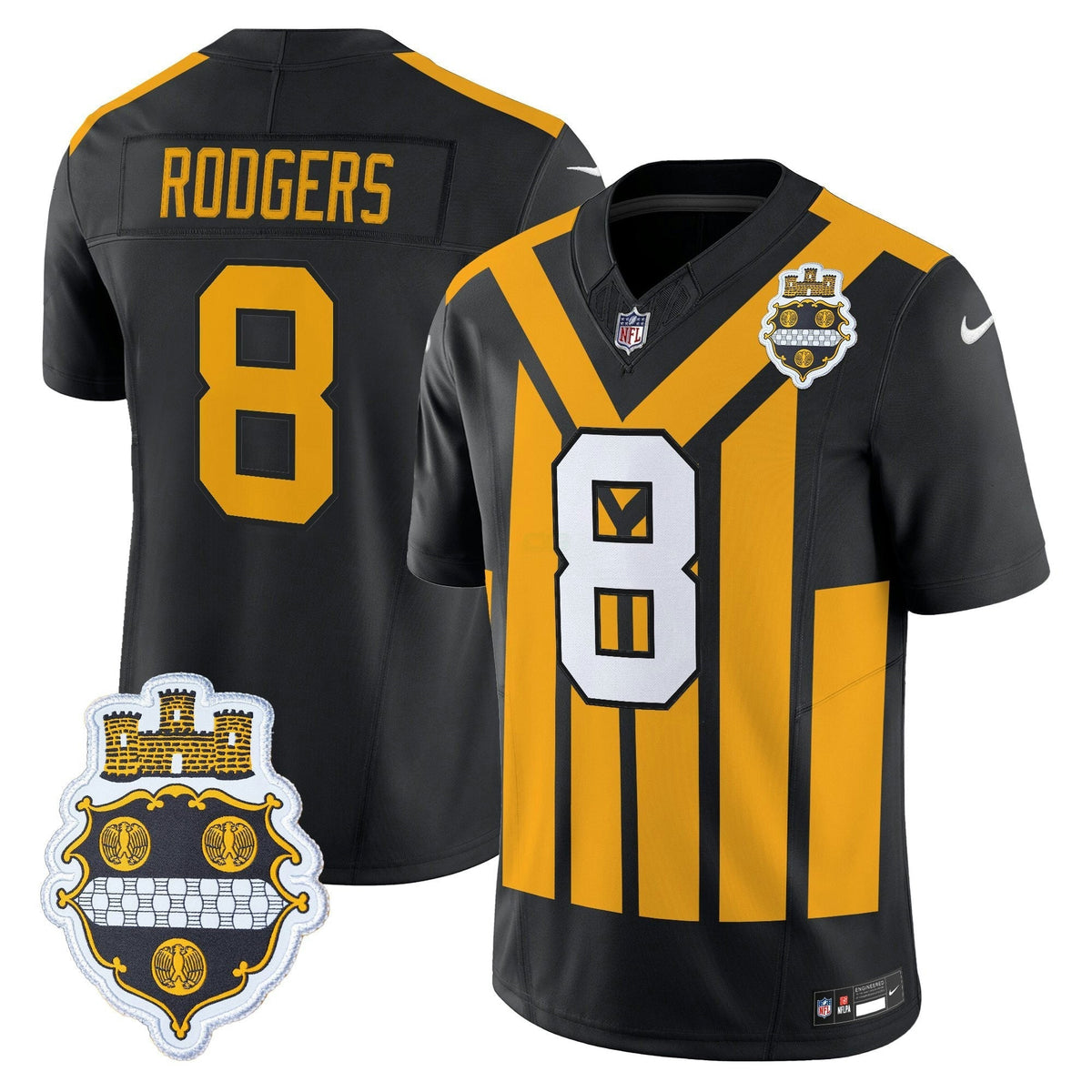 NFL Men’s Pittsburgh 1933 Patch Throwback Vapor Limited Jersey