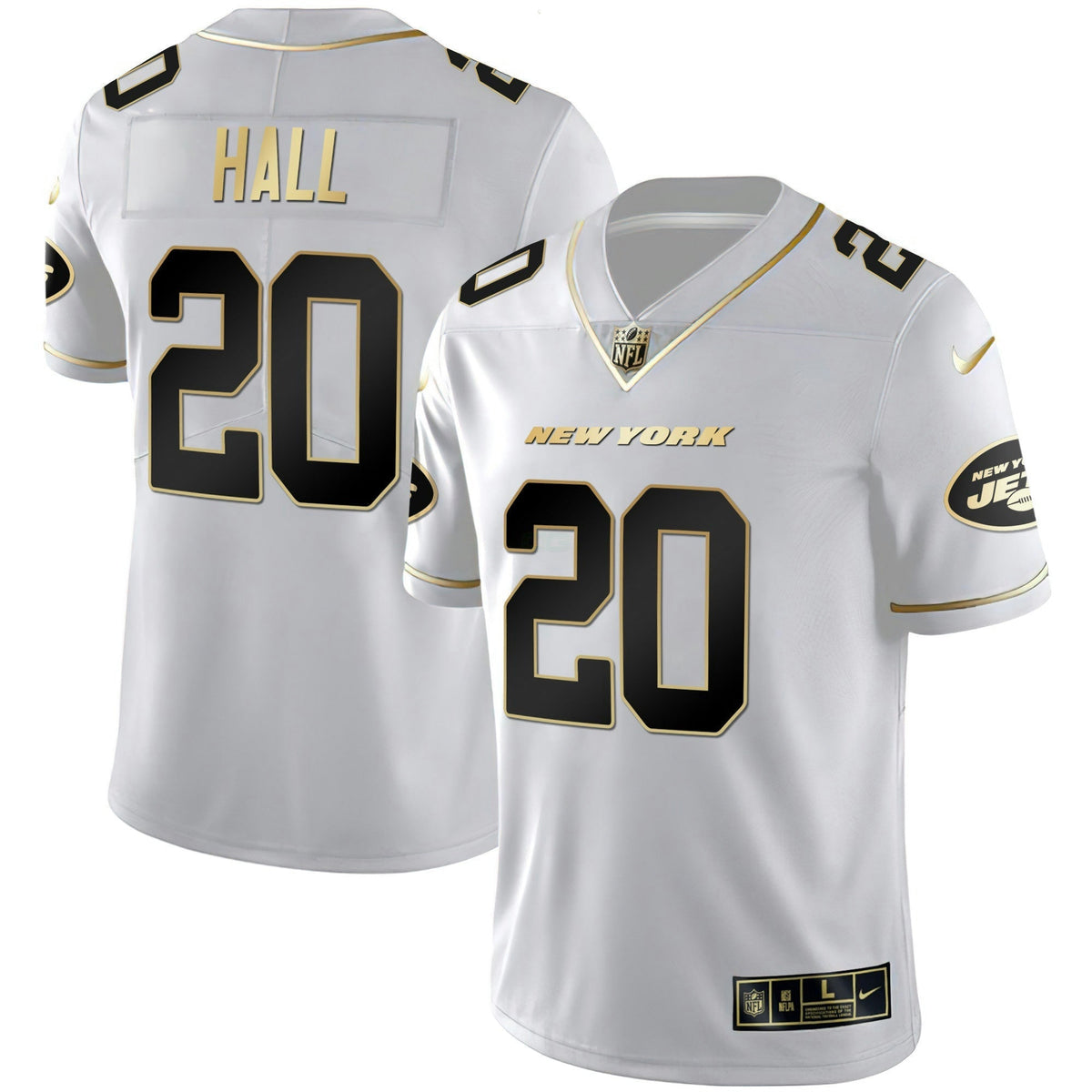 Jersey NFL Men’s Black Gold & White Gold Vapor Limited
