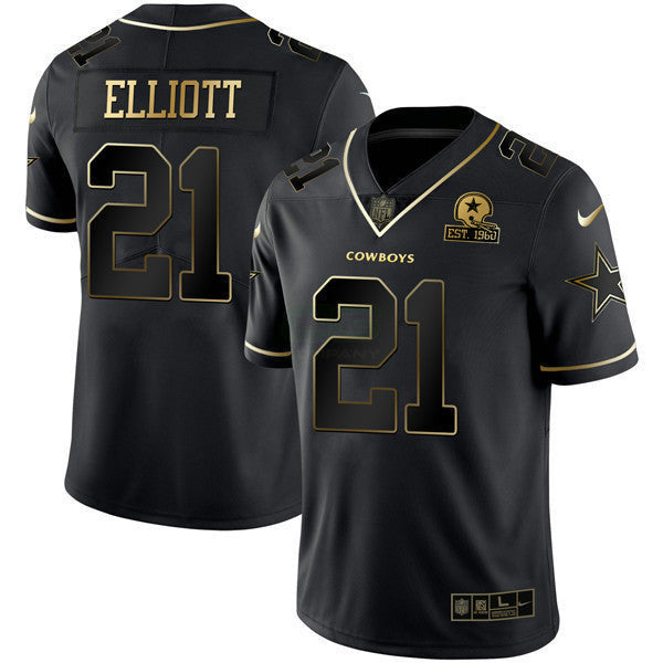 Jersey NFL Men’s Black Gold Collection