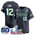 NFL Men’s Seattle “Super Bowl LX & United States 250th Anniversary Patch” Vapor Jersey