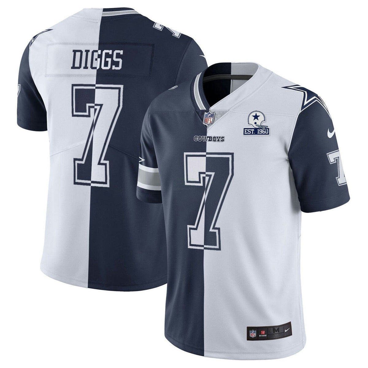 Jersey NFL Men’s Split Est 1960 Patch