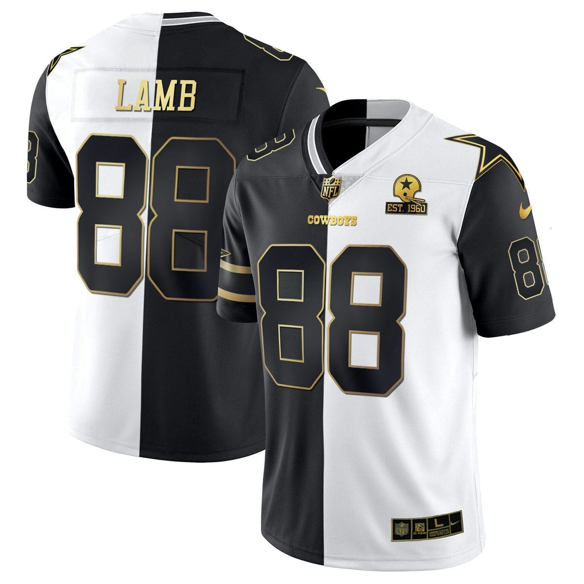 Jersey NFL Men’s Split Est 1960 Patch