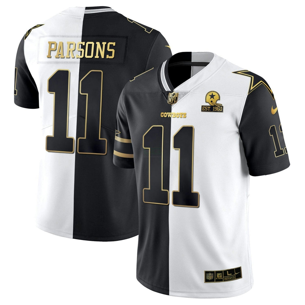 Jersey NFL Men’s Split Est 1960 Patch