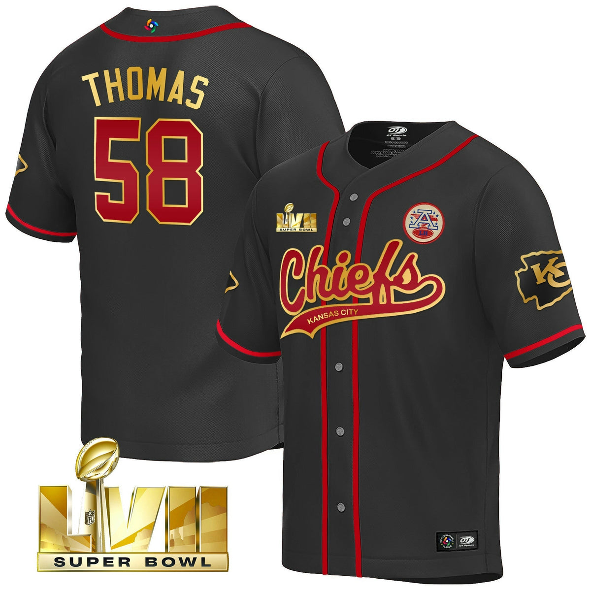 NFL Men’s Super Bowl LVII 2023 World Baseball Classic Jersey V2