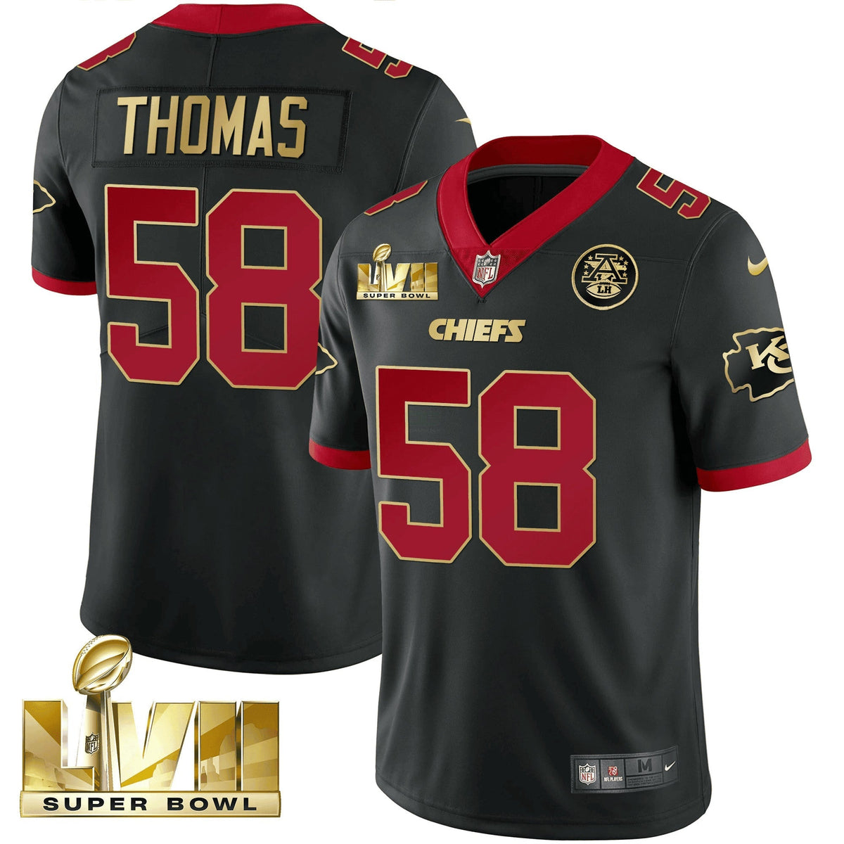 NFL Men’s Super Bowl LVII Gold Trim Vapor V2 Jersey