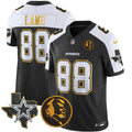 NFL Men’s Texas & John Madden Patch Gold Trim Vapor Jersey