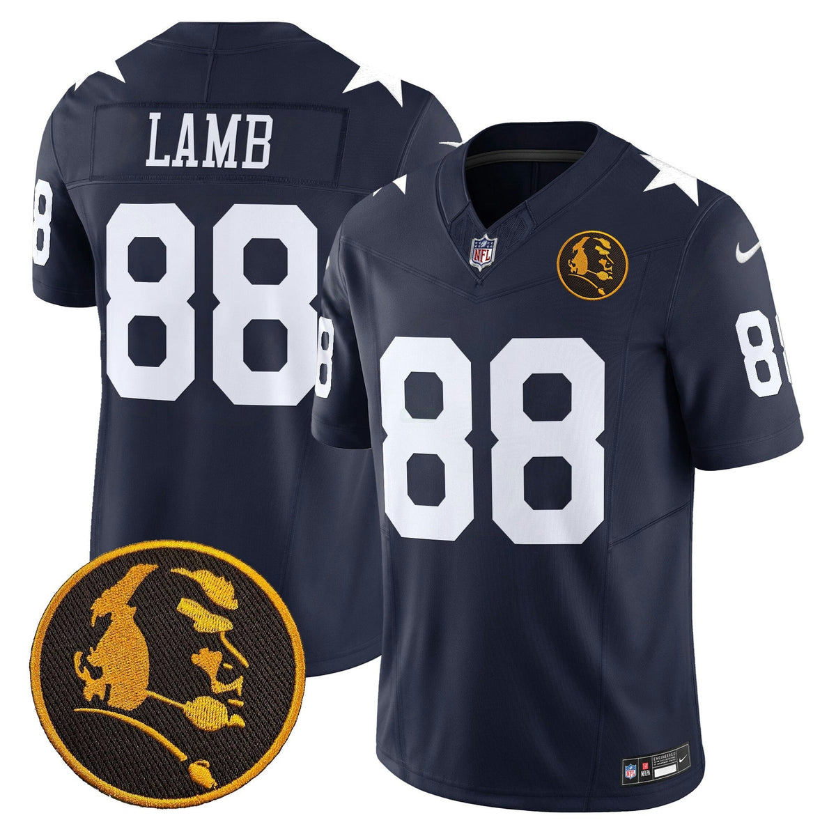 NFL Men’s Texas & John Madden Patch Vapor Limited Jersey V2