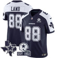 NFL Men’s Throwback Texas Patch Vapor Limited Jersey