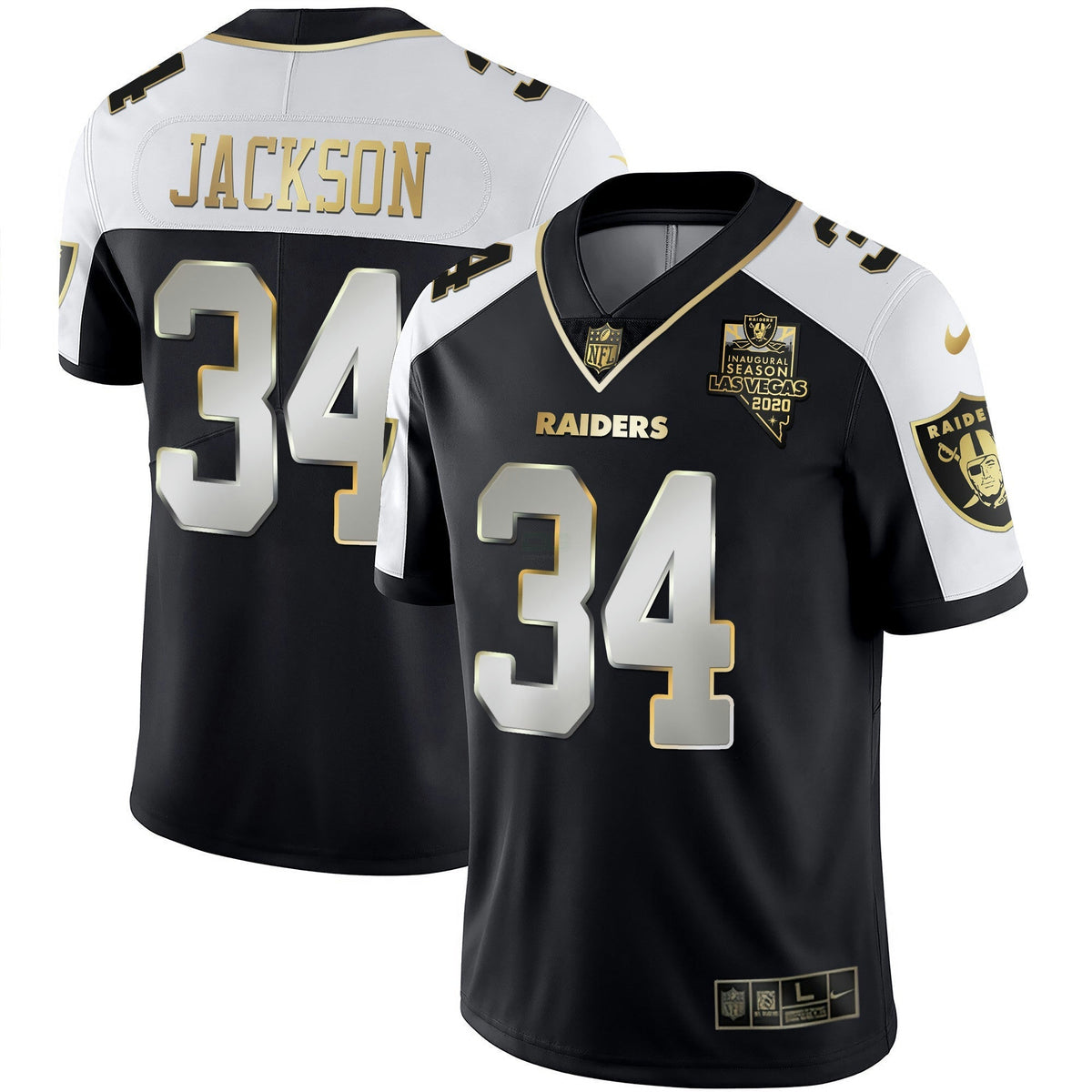 NFL Las Vegas Raiders Men’s Vapor Gold Jersey