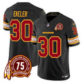 NFL Washington Commanders Men’s Washington Redskins 75th Patch Vapor Limited Jersey