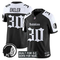 NFL Washington Commanders Men’s Washington Redskins ‘Gothic Capital Edition’ Vapor Limited Jersey V2