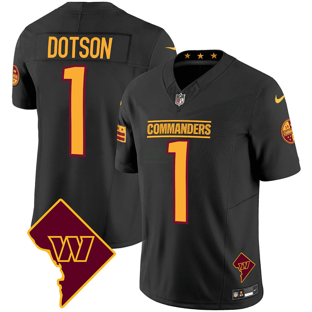 NFL Men’s Washington Washington DC Map Patch Jersey