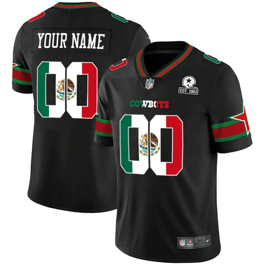 NFL Mexico EST 1960 Patch Vapor Limited Jersey