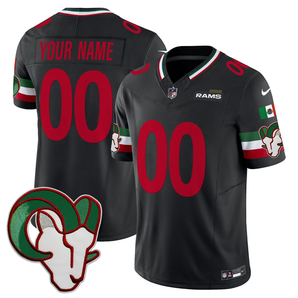 NFL Los Angeles Rams Mexico Vapor Limited Jersey