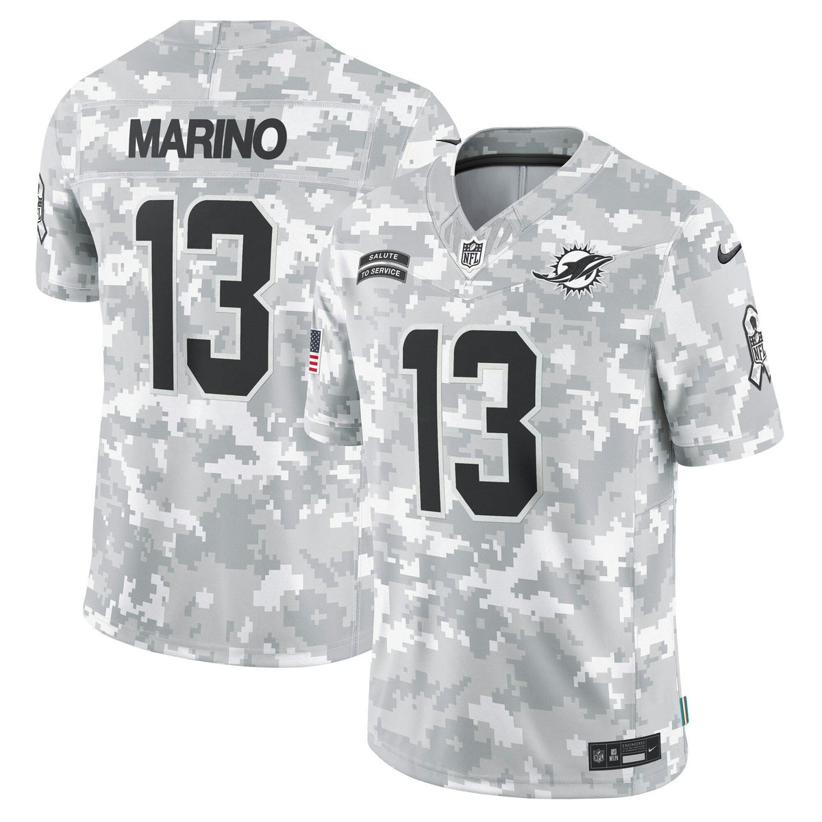 NFL Miami 2024 Salute to Service Vapor Limited Jersey – Arctic Camo