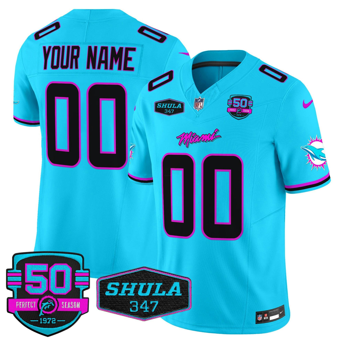 NFL “Miami Vice” Vapor Limited Jersey V4