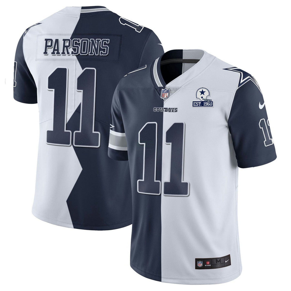 NFL Micah Parsons Dallas Split Jersey - Micah Parsons