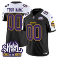 NFL Minnesota King Of The North Patch Throwback Vapor Limited Jersey V2