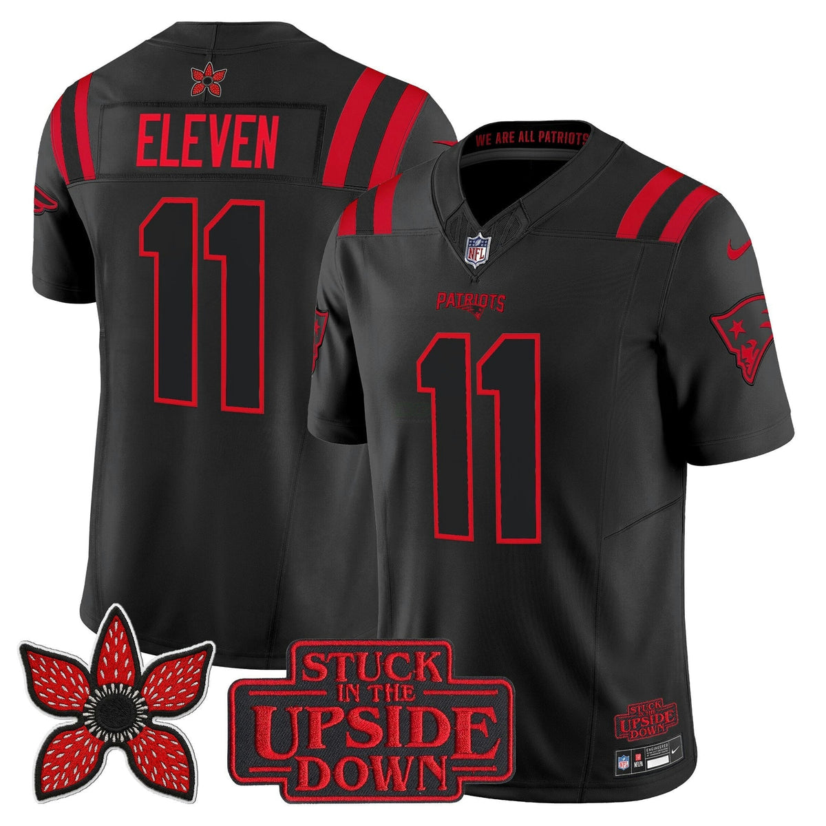 NFL New England ‘Stranger Things Edition’ Vapor Limited Jersey