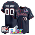 NFL New England “Super Bowl LX & United States 250th Anniversary Patch” Vapor Jersey
