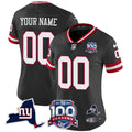 NFL New York 100th Season & State Patch Vapor Limited Jersey