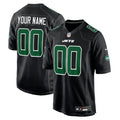 NFL New York Custom Black Jersey - Black