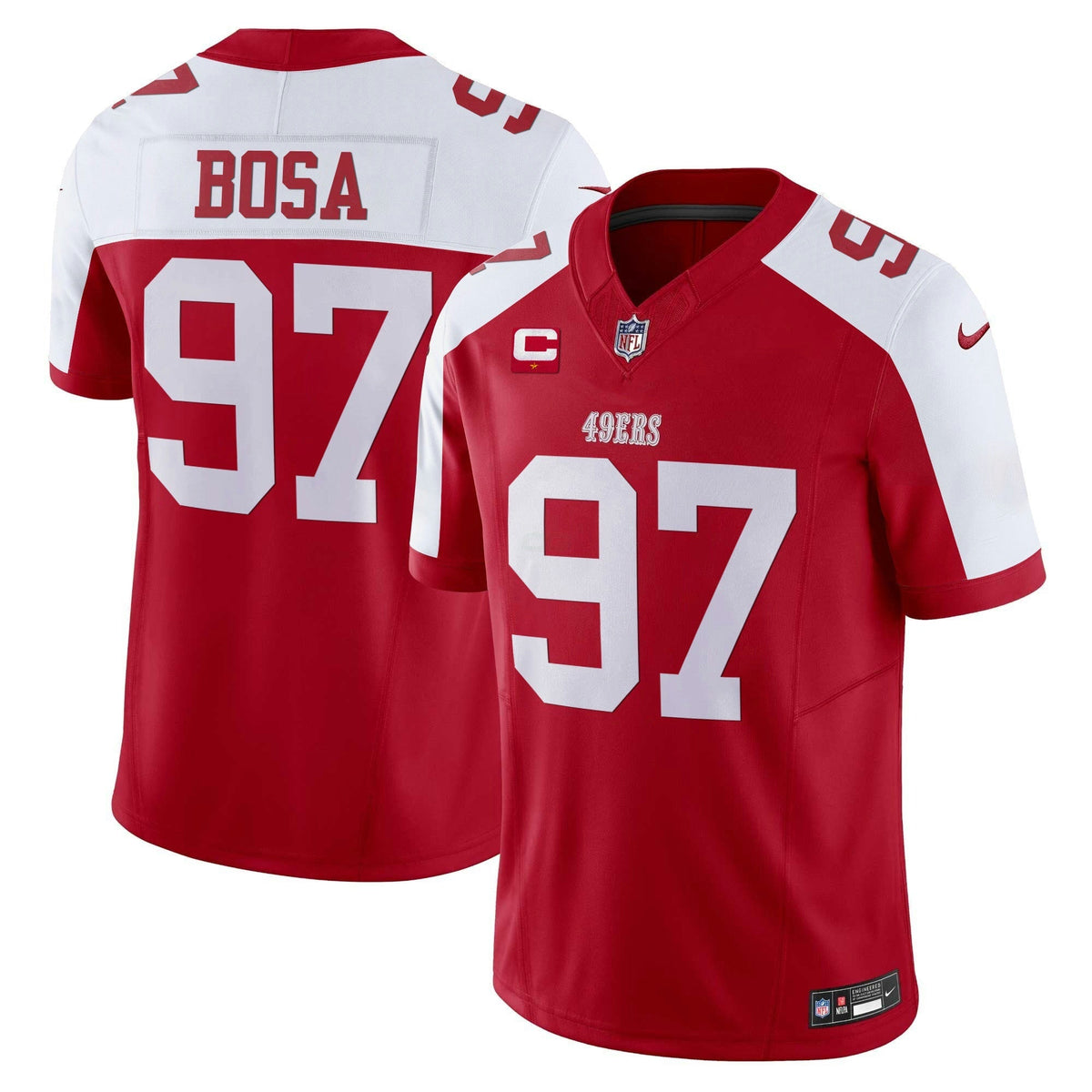 NFL Nick Bosa San Francisco Vapor F.U.S.E Limited Jersey