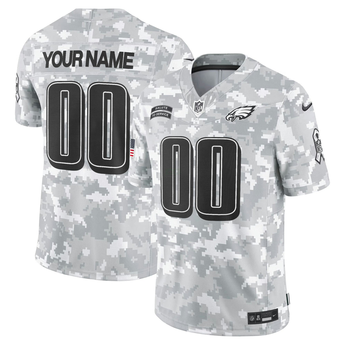 NFL Philadelphia 2024 Salute to Service Vapor Limited Jersey