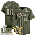 NFL Philadelphia Armed Forces Day Super Bowl LIX Vapor Jersey - Custom