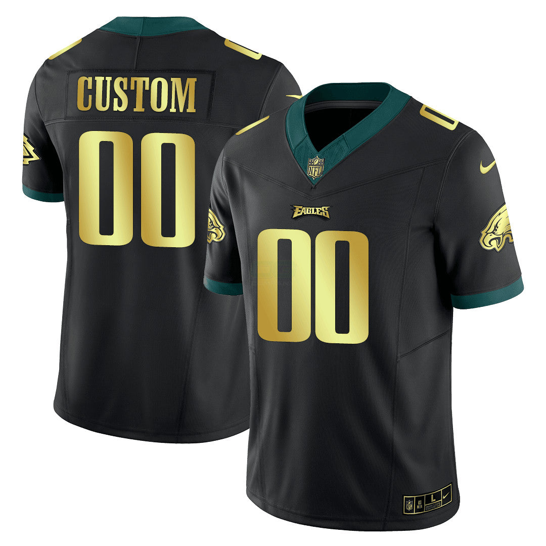 NFL Philadelphia Kobe Bryant Black Gold Jersey - Black Gold