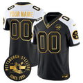 NFL Pittsburgh Throwback 1933 Patch Gold Vapor Limited Jersey